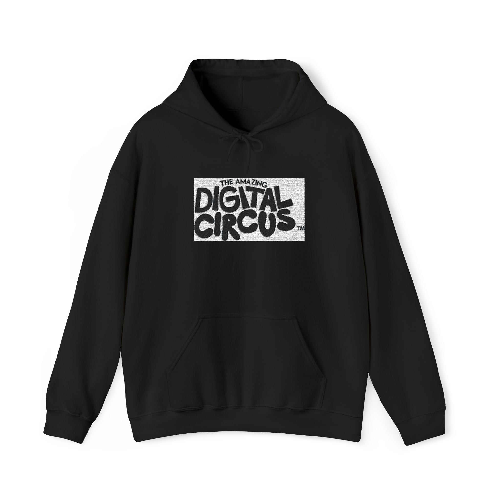 Digital Circus Hoodie - Distressed Graphic Logo Pullover
