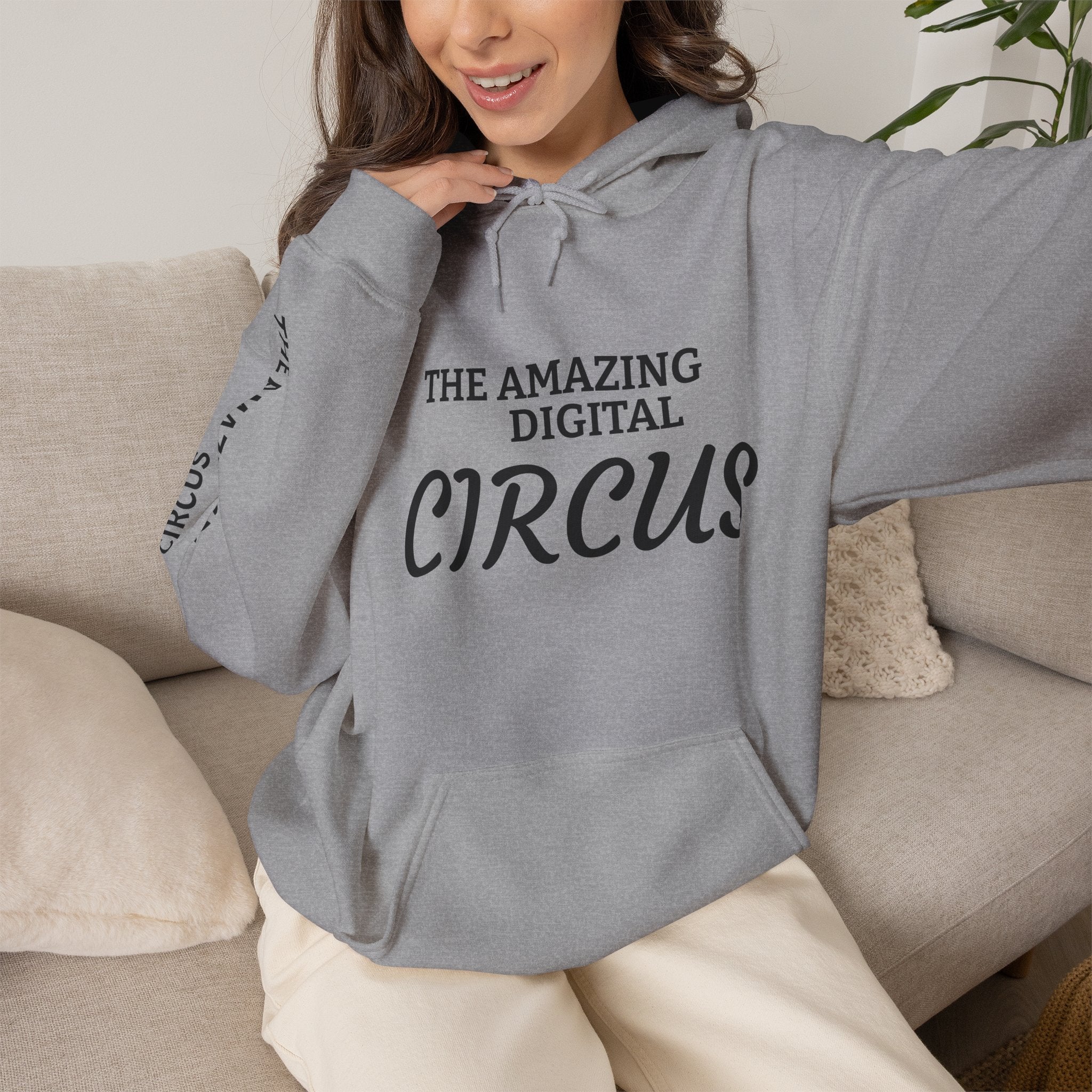 Digital Circus Hoodie — "The Amazing Digital Circus" Minimal Logo Pullover