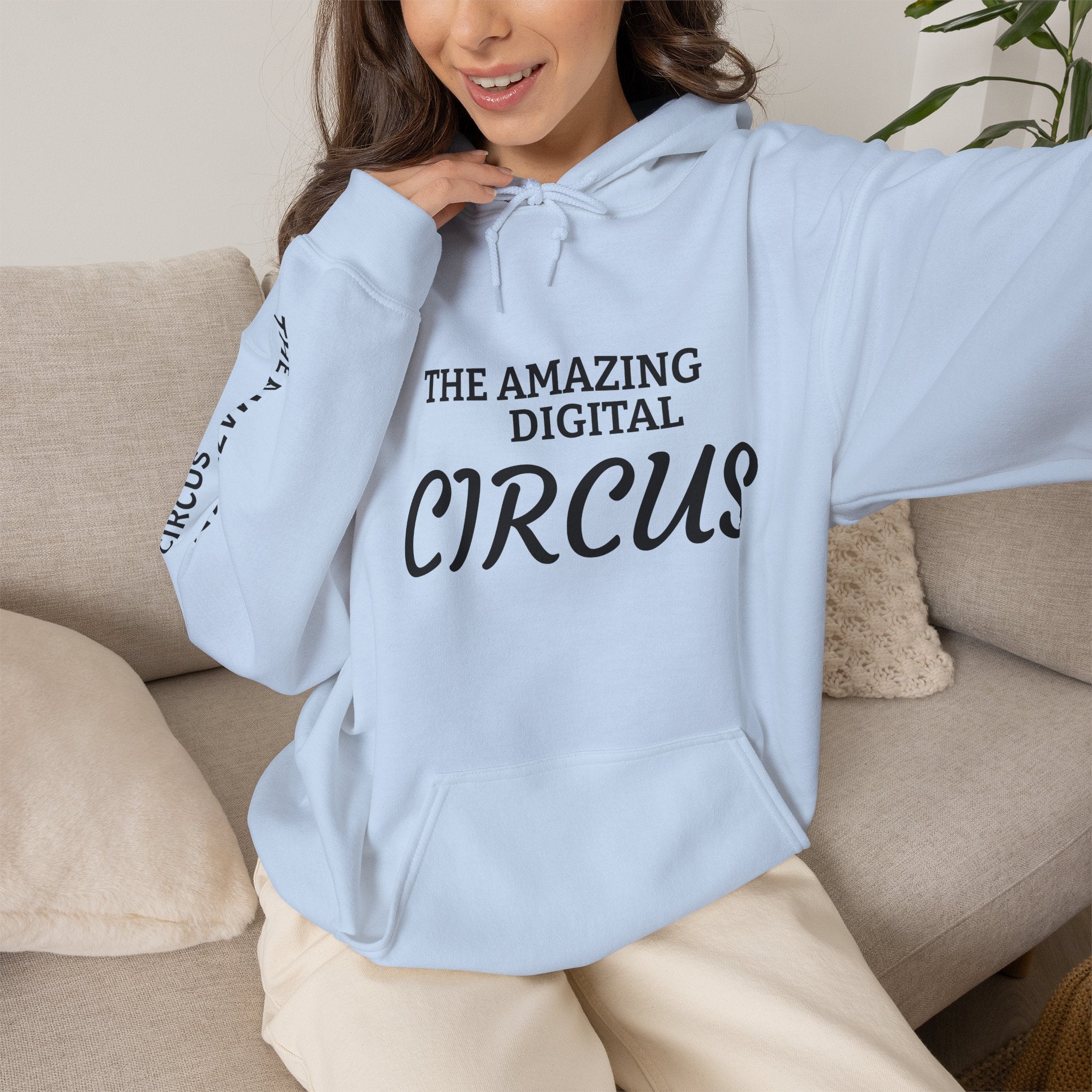 Digital Circus Hoodie — "The Amazing Digital Circus" Minimal Logo Pullover