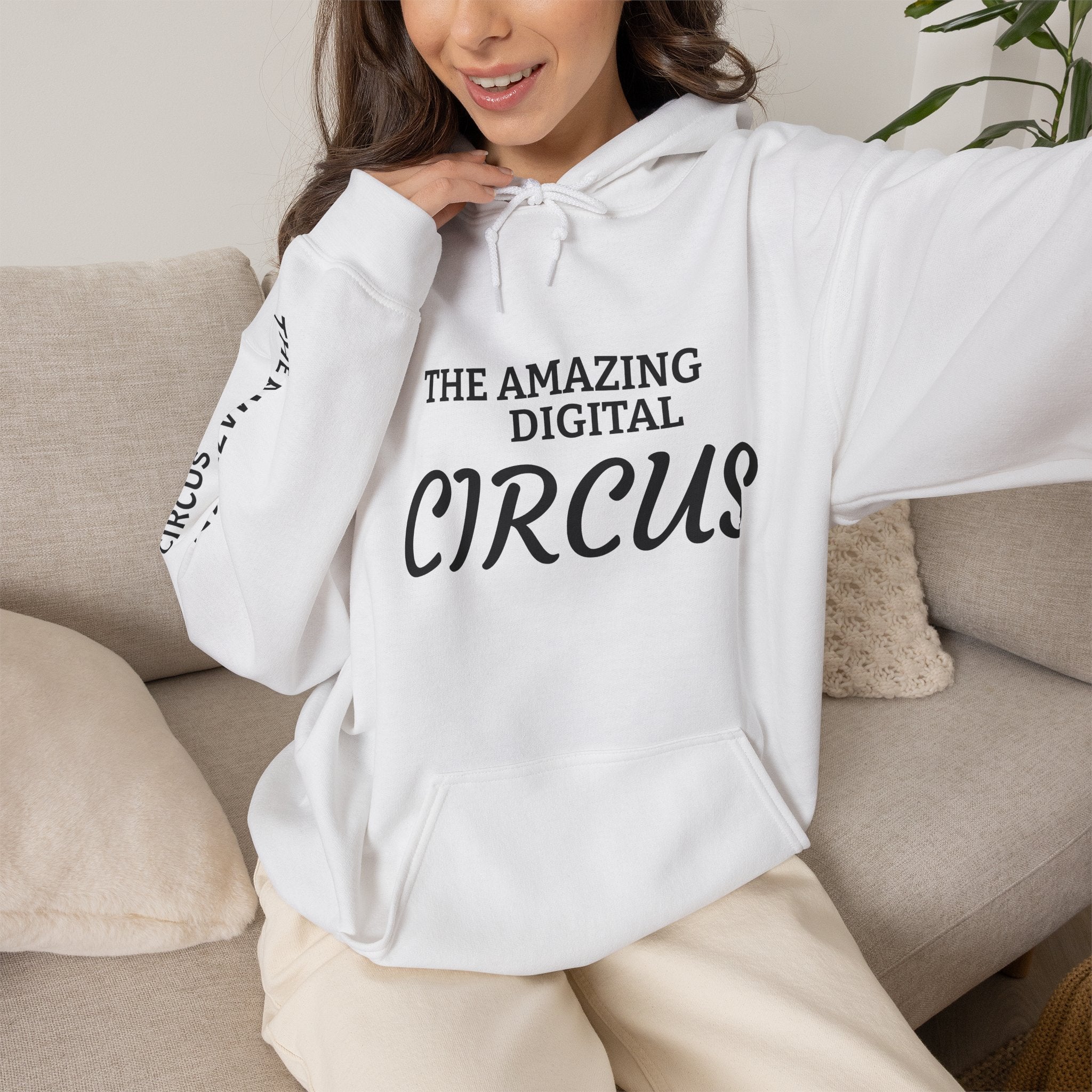 Digital Circus Hoodie — "The Amazing Digital Circus" Minimal Logo Pullover