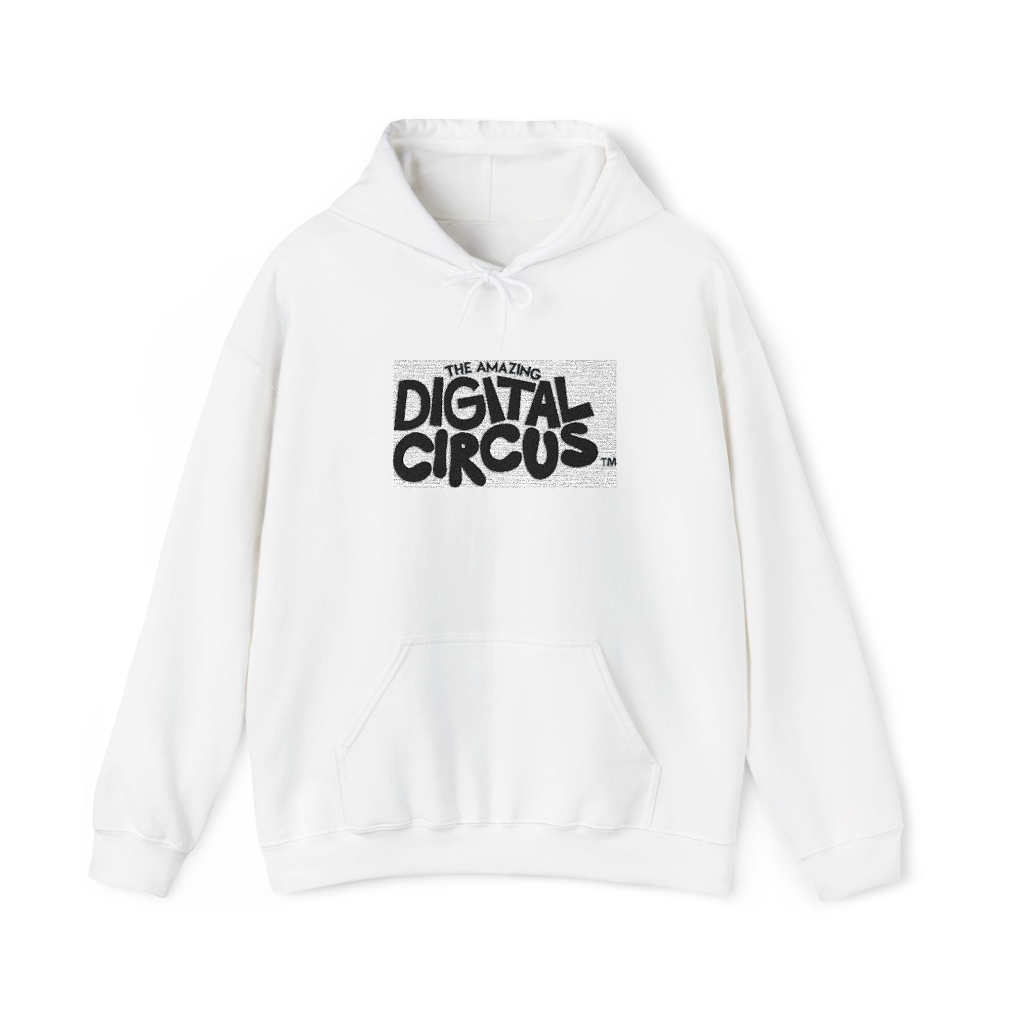Digital Circus Hoodie - Distressed Graphic Logo Pullover